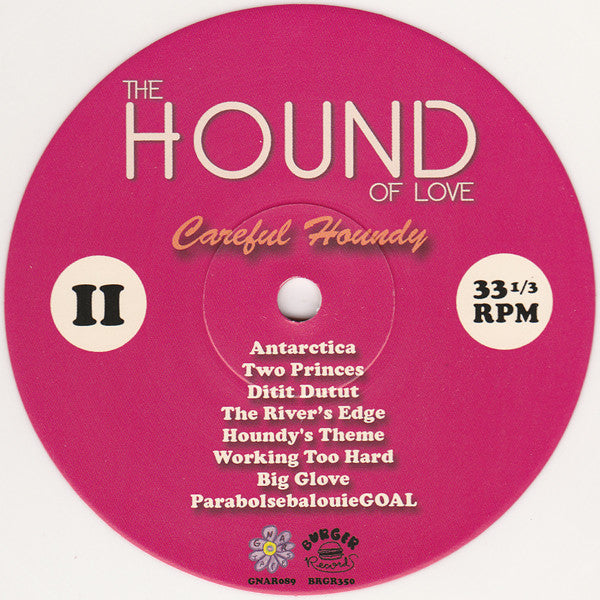 The Hound Of Love Careful Houndy Gnar Tapes, Burger Records LP, Album, Ltd, Whi Mint (M) Mint (M)