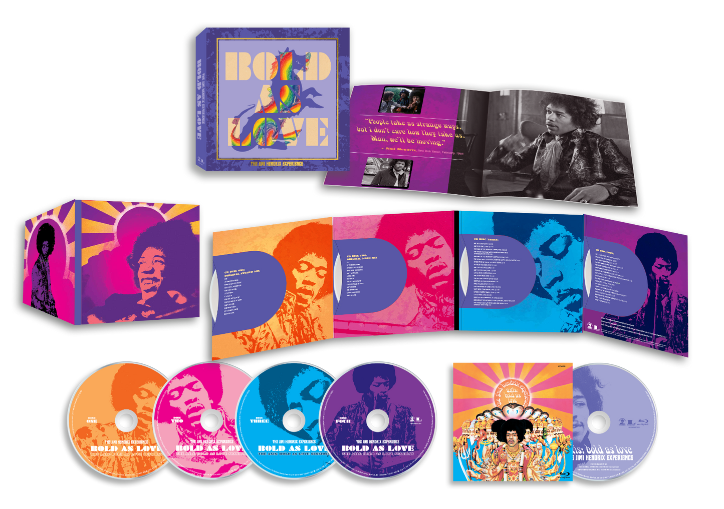Bold As Love (4CD + Blu-Ray Box Set) |