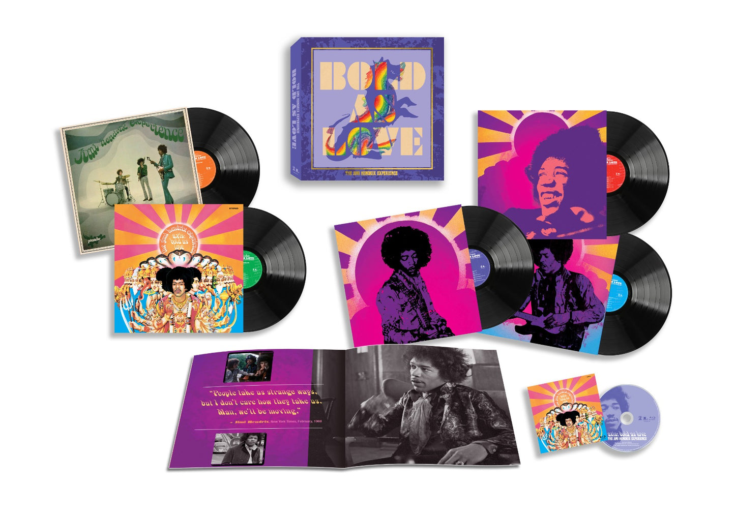 Bold As Love (5LP + Blu-Ray Box Set) |