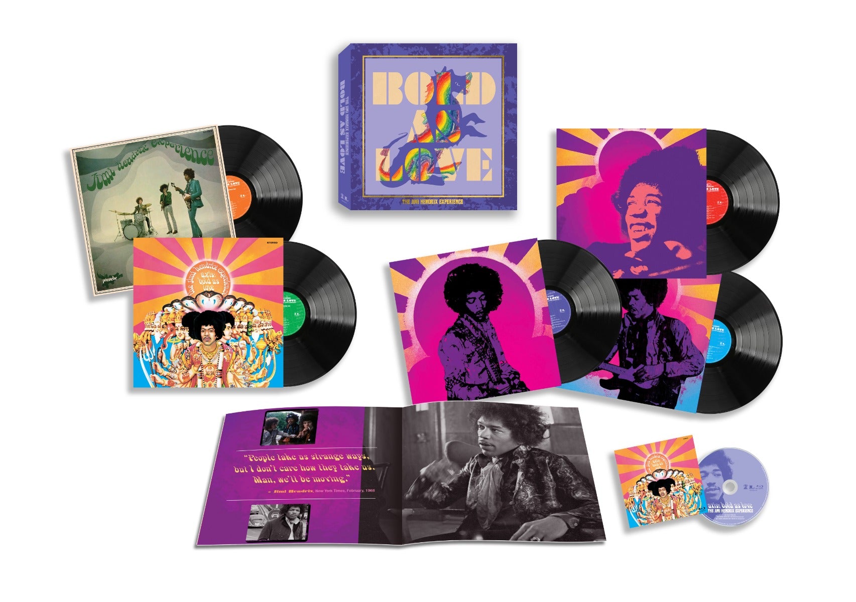 Bold As Love (5LP + Blu-Ray Box Set) |