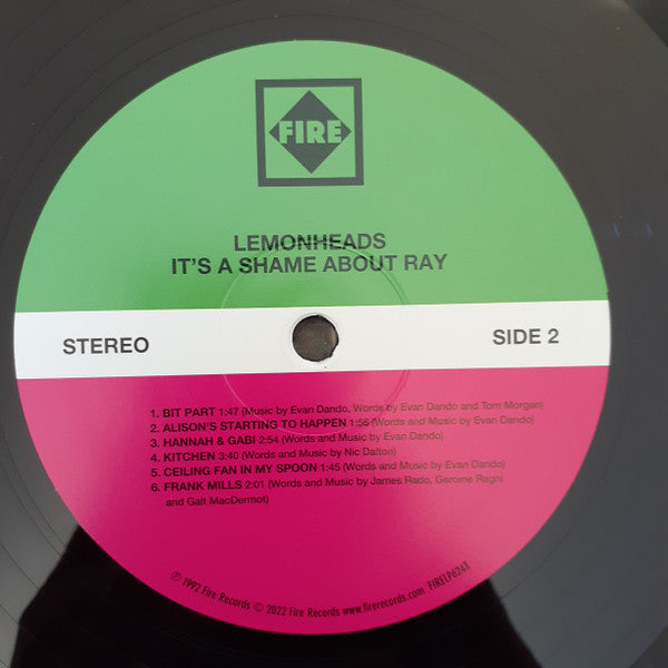 The Lemonheads It's A Shame About Ray Fire Records, Fire Records 2xLP, Album, Dlx, Ltd, RE, RM, 30t Mint (M) Mint (M)