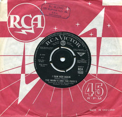 The Mamas & The Papas I Saw Her Again RCA Victor 7", Single Very Good (VG) Generic