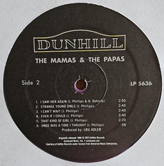 The Mamas & The Papas The Mamas & The Papas Dunhill, Sundazed LP, Album, Mono, RE, Vio Mint (M) Mint (M)