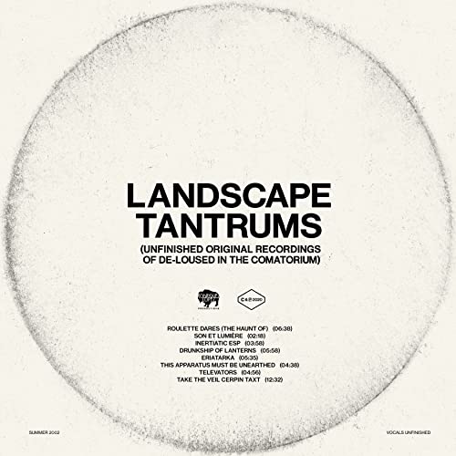Landscape Tantrums - Unfinished Original Recordings Of De-Loused In The Comatorium (Black Vinyl) |