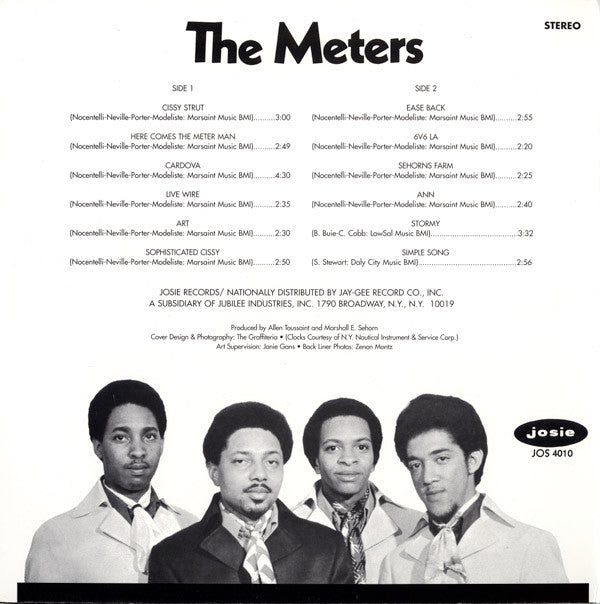 The Meters The Meters Josie LP, Album, RE, 180 Mint (M) Mint (M)