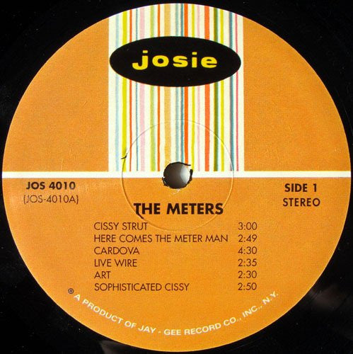 The Meters The Meters Josie LP, Album, RE, 180 Mint (M) Mint (M)