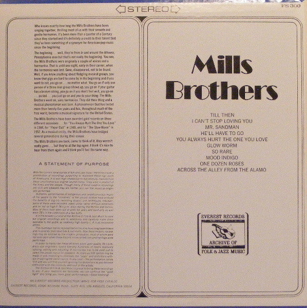 Mills Brothers | Near Mint (NM) Very Good Plus (VG+) - JAZZ / USED *NEAR MINT*