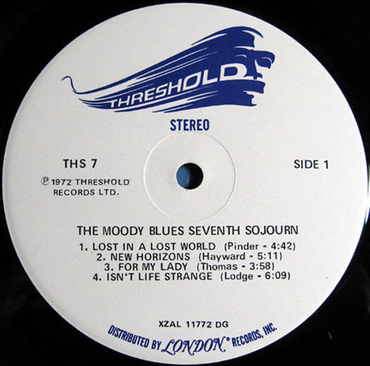 The Moody Blues Seventh Sojourn Threshold (5) LP, Album, Glo Very Good Plus (VG+) Very Good Plus (VG+)