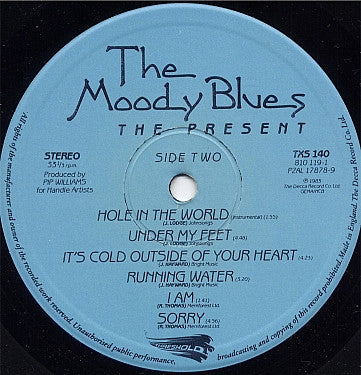 The Present | Very Good (VG) Very Good Plus (VG+) - ROCK / USED *VERY GOOD*