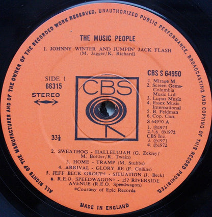 The Music People | Very Good Plus (VG+) Very Good Plus (VG+)