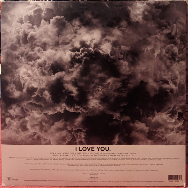 The Neighbourhood (3) I Love You. Columbia, The [R]evolve Group 2xLP, Album, 180 Mint (M) Mint (M)