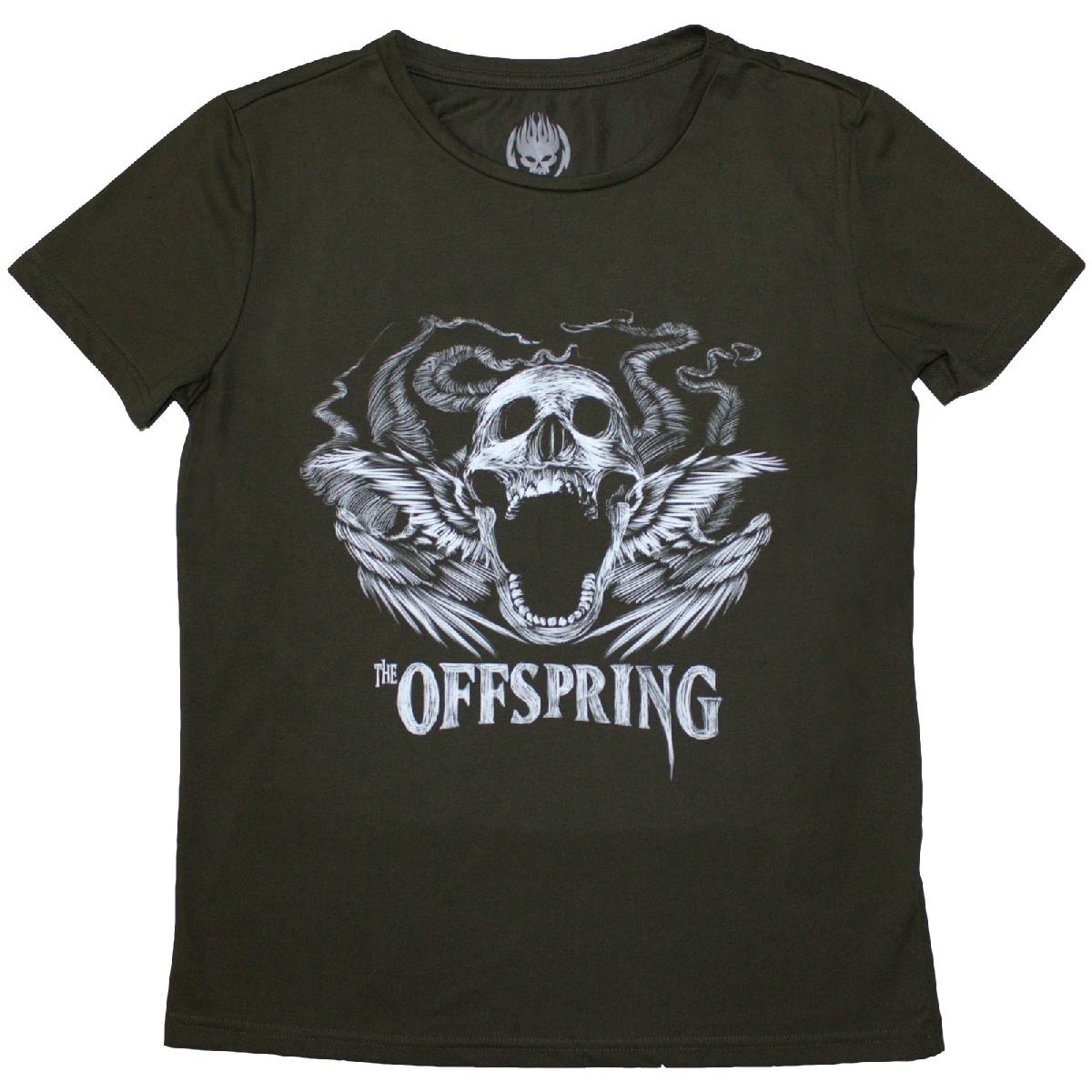 Feathered Winged Skull | Women's | Green