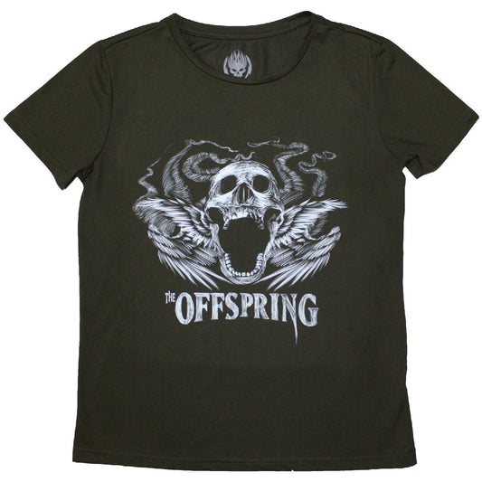 Feathered Winged Skull | Women's | Green