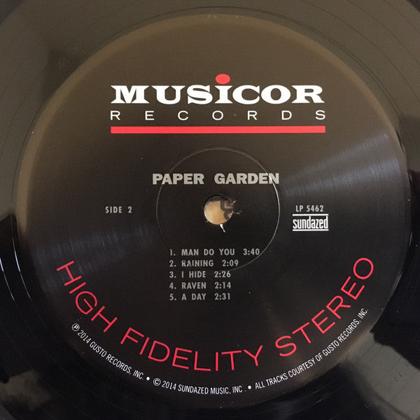 The Paper Garden | Mint (M) Mint (M) - ROCK/PSYCH