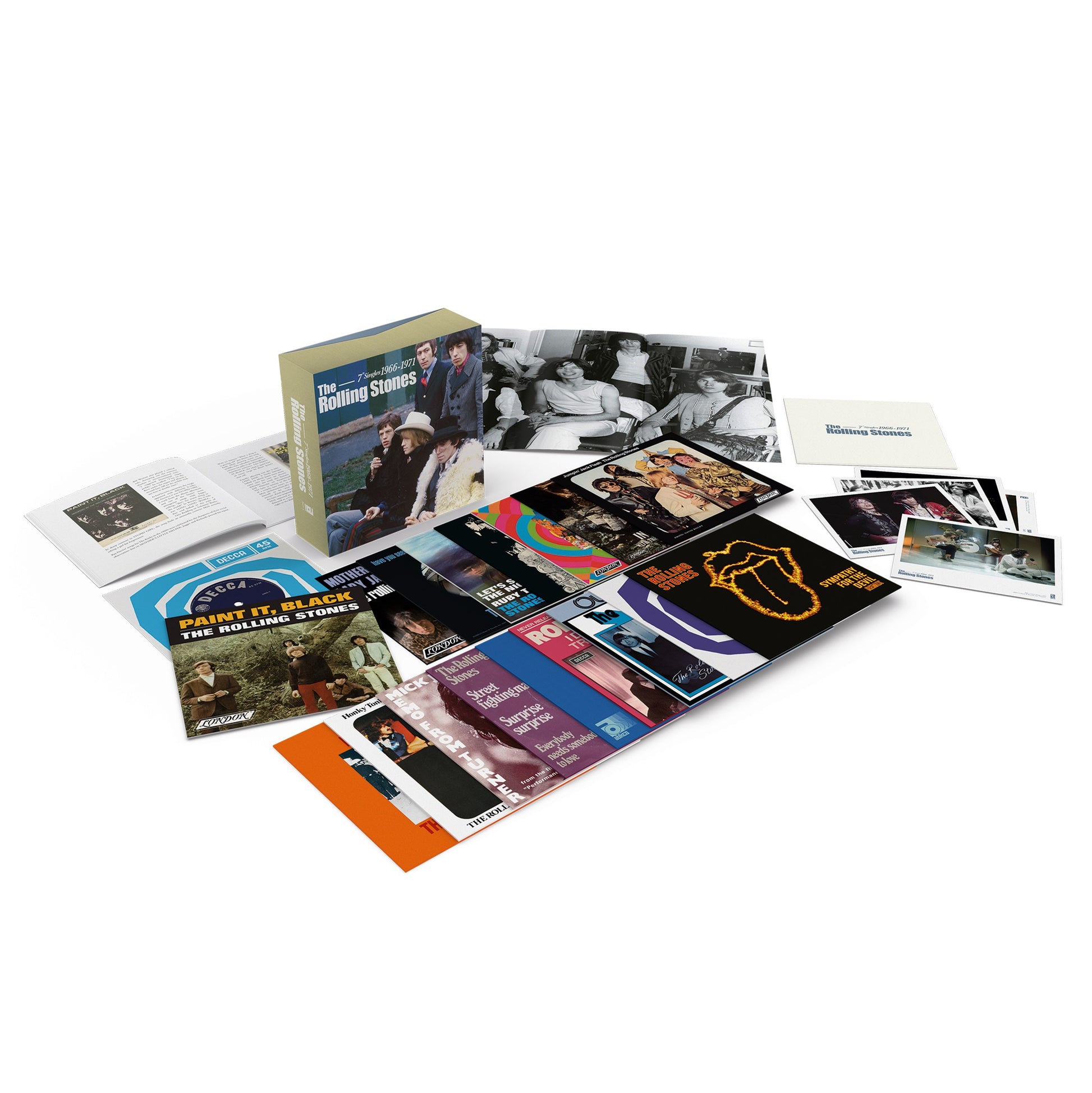 The Rolling Stones Singles 1966-1971 [18 x 7" Single Boxset] | Mint (M) Mint (M) - ROCK *BOX*