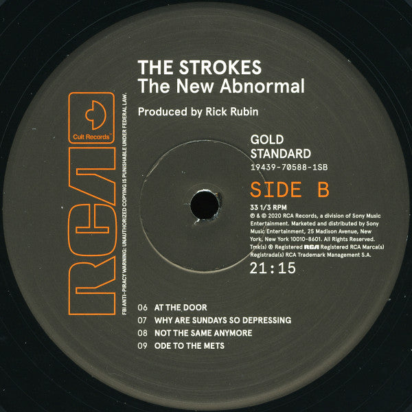 The Strokes The New Abnormal RCA, Cult Records (3) LP, Album, 180 Mint (M) Mint (M)