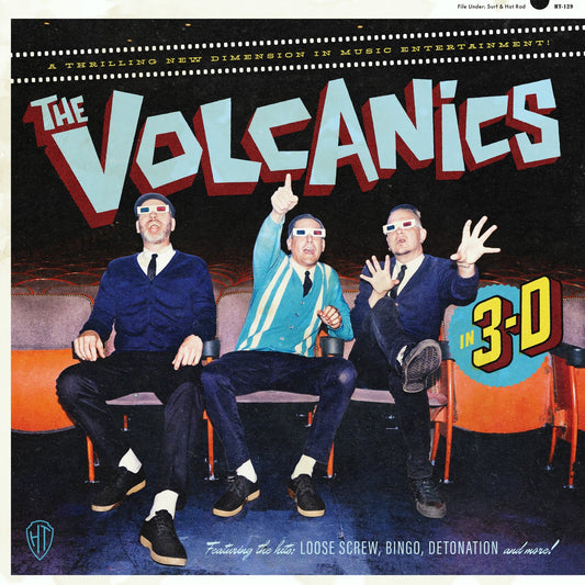The Volcanics "In 3D" (Indie Exclusive) (Foil-Stamped Jacket) [Translucent Red/Cyan Vinyl] |