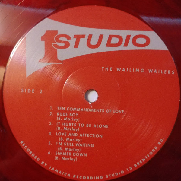 The Wailers The Wailing Wailers Studio One LP, Album, Club, Ltd, Num, RE, RM, Red Mint (M) Mint (M)