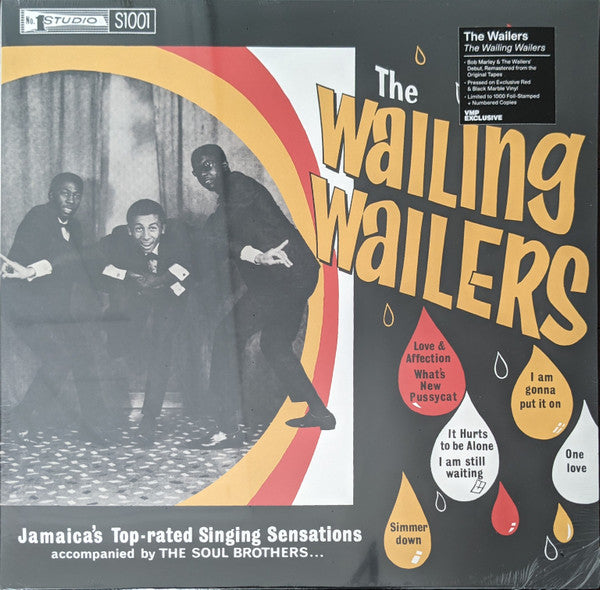 The Wailers The Wailing Wailers Studio One LP, Album, Club, Ltd, Num, RE, RM, Red Mint (M) Mint (M)