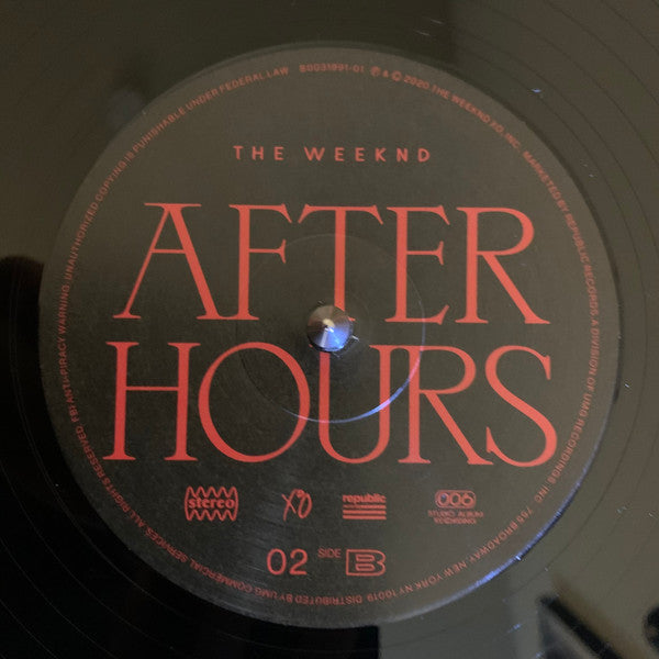After Hours | Mint (M) Mint (M) - HIP HOP/RAP *SEALED*
