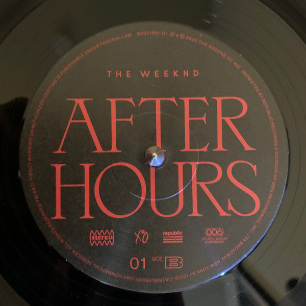 After Hours | Mint (M) Mint (M) - HIP HOP/RAP *SEALED*