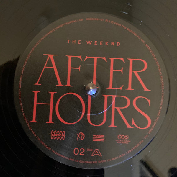 After Hours | Mint (M) Mint (M) - HIP HOP/RAP *SEALED*