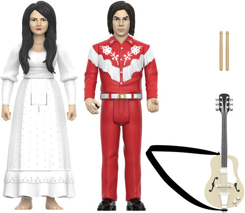 Super7 - The White Stripes - ReAction Figures Wv2 - Elephant 2-Pack (Action Figure) | - ROCK *NEW*