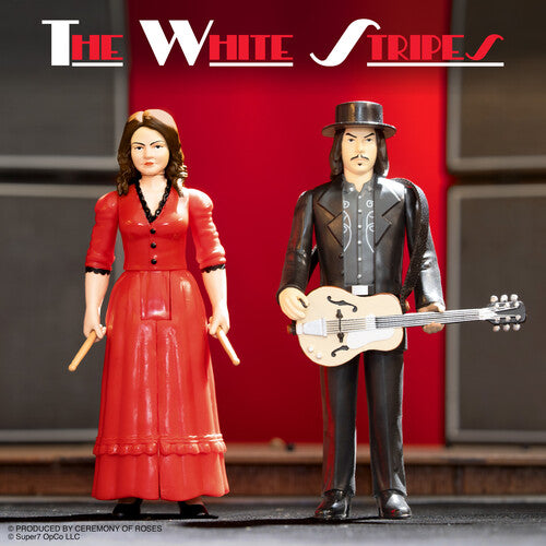 Super7 - White Stripes - ReAction Figures Wv1 - Get Behind Me Satan 2-Pack (Action Figure, Collectible) |