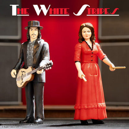Super7 - White Stripes - ReAction Figures Wv1 - Get Behind Me Satan 2-Pack (Action Figure, Collectible) |