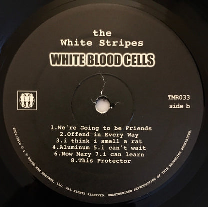 The White Stripes White Blood Cells Third Man Records LP, Album, RE, 180 Mint (M) Mint (M)