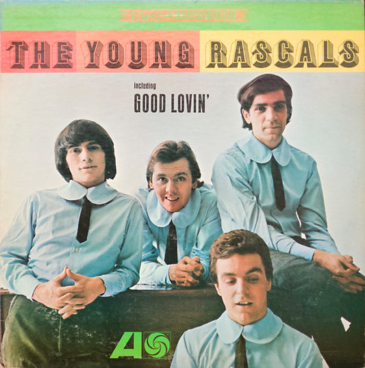 The Young Rascals The Young Rascals Atlantic LP, Album Very Good Plus (VG+) Very Good Plus (VG+)