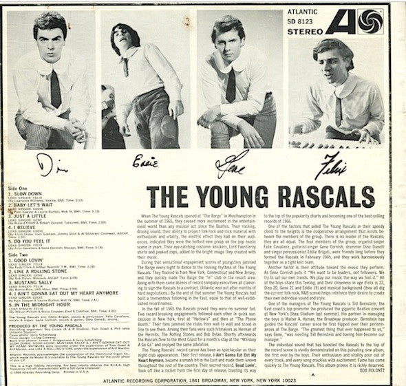 The Young Rascals | Very Good Plus (VG+) Very Good Plus (VG+) - ROCK / USED *VERY GOOD+*