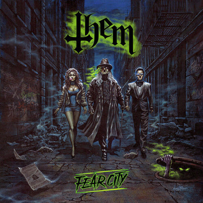 Them - Fear City (Green/Black Splatter VINYL LP Steamhammer SPV 245981 LP) | NEW - METAL *NEW/COLOR*