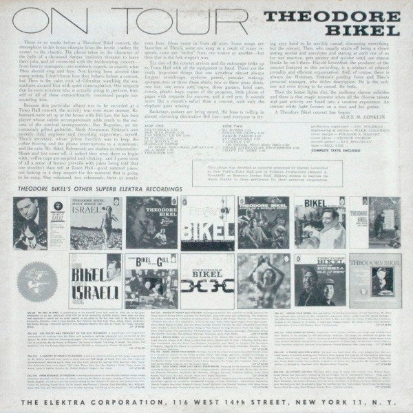 On Tour | Very Good Plus (VG+) Very Good Plus (VG+) - FOLK / USED *VERY GOOD+*
