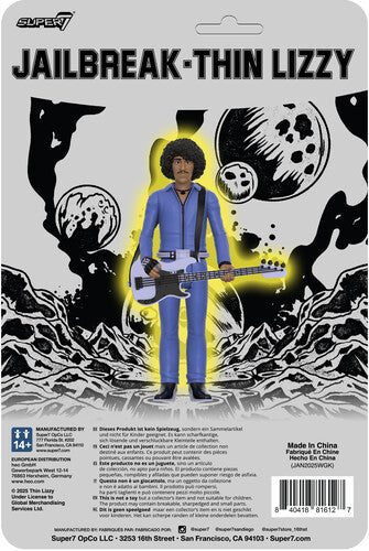 Super7 - Thin Lizzy: Phil Lynott- ReAction Figures Wv2 - Jailbreak (Action Figure) |