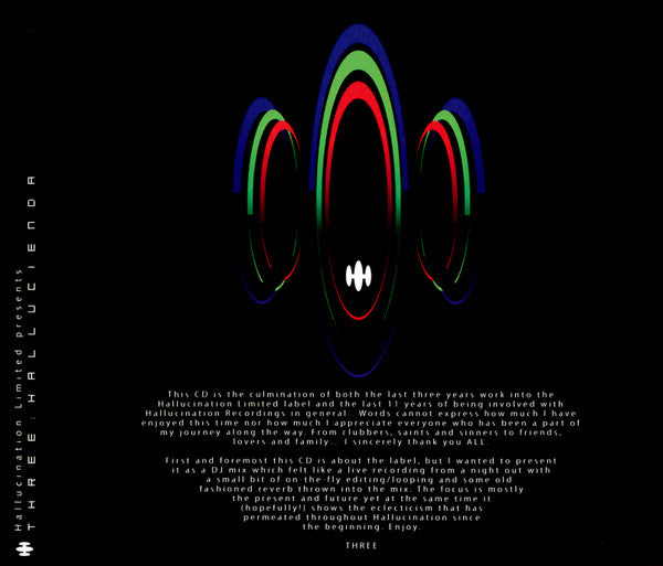 Hallucination Limited Presents: Three : Hallucienda | Mint (M) Mint (M) - TECH HOUSE/PROG