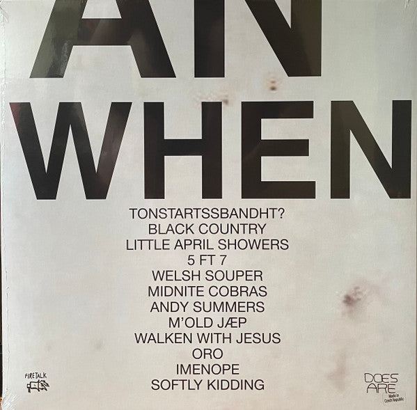 Tonstartssbandht - An When | Mint (M) Mint (M) - ALT/INDIE *COLOR*