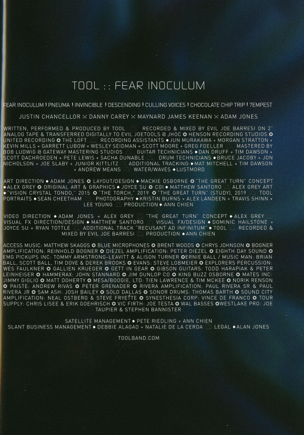 Tool (2) - Fear Inoculum (Expanded Book Edition CD RCA/Tool Dissectional 19075-97582-2) | NEW - ALT/INDIE *NEW*