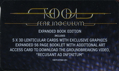 Tool (2) - Fear Inoculum (Expanded Book Edition CD RCA/Tool Dissectional 19075-97582-2) | NEW - ALT/INDIE *NEW*