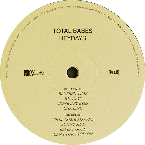 Total Babes Heydays Wichita LP, Album Mint (M) Mint (M)
