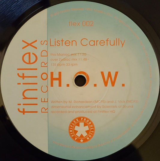 H.O.W. - Listen Carefully | Very Good Plus (VG+) Very Good Plus (VG+) - TRACNE / USED *VERY GOOD+*