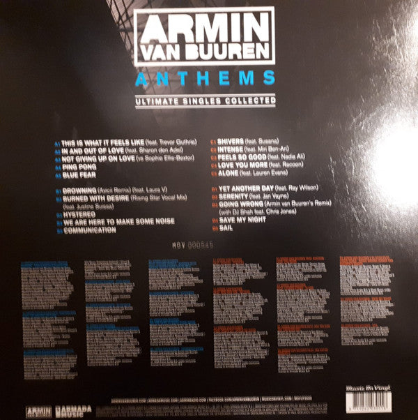 Armin van Buuren Anthems (Ultimate Singles Collected) 2xLP Mint (M) Mint (M)