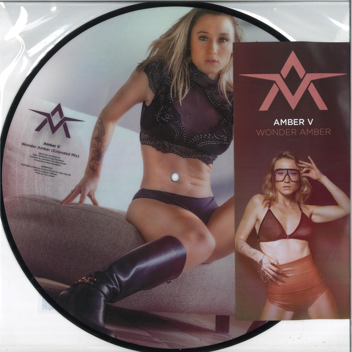 AMBER V - WONDER AMBER – EXTENDED AND DIM3NSION REMIX (PICTURE VINYL 12" la Musique du beau Monde LMDBMV26-5) | NEW Mint (M) Mint (M) - TRANCE *NEW/COLOR*