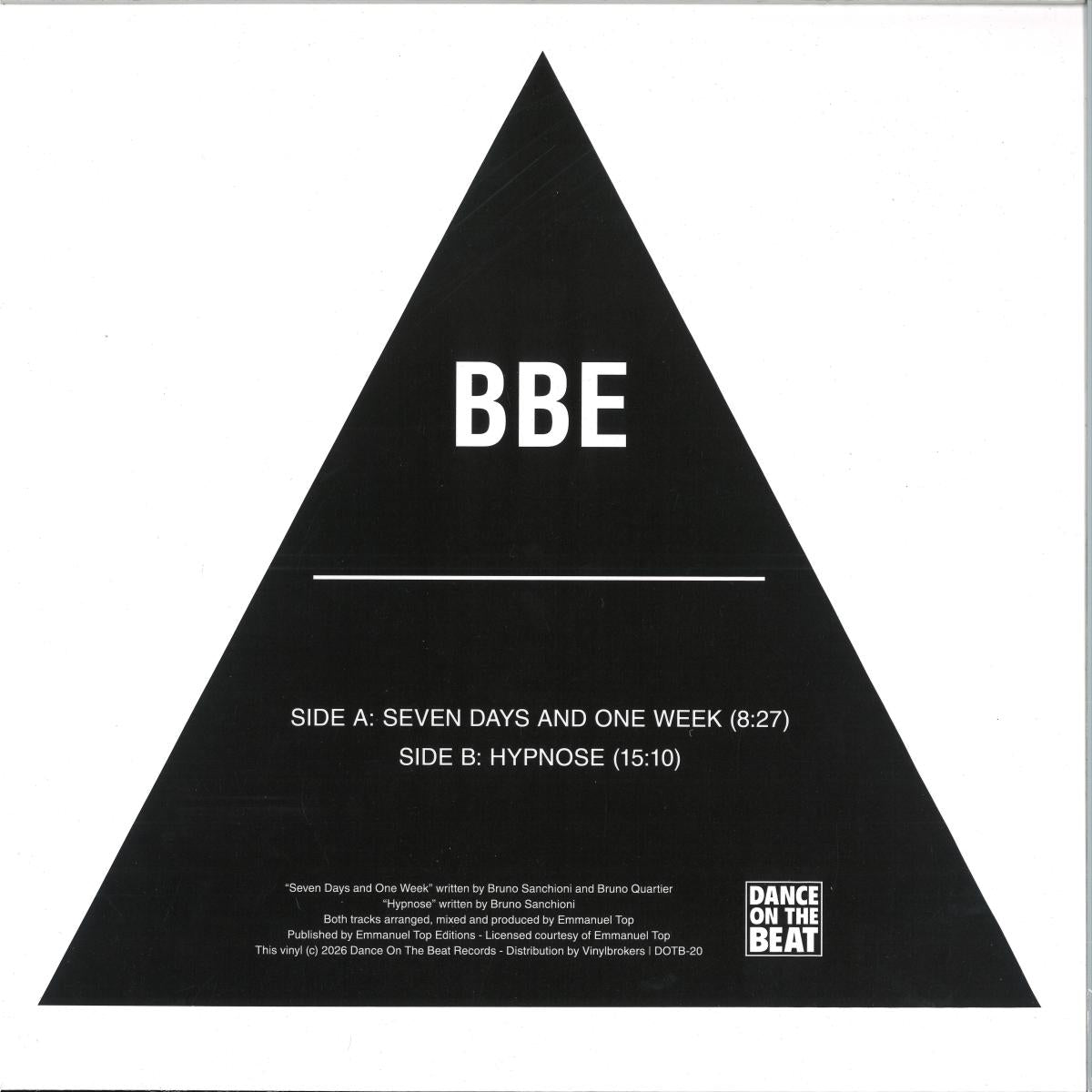 BBE - Seven Days and One Week (PURPLE VINYL 12" Dance On The Beat) | NEW - TRANCE *NEW/COLOR*