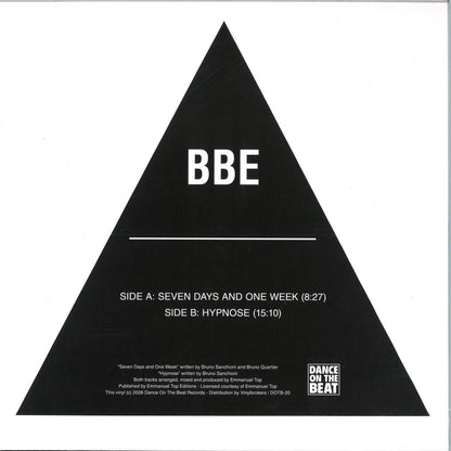 BBE - Seven Days and One Week (PURPLE VINYL 12" Dance On The Beat) | NEW - TRANCE *NEW/COLOR*