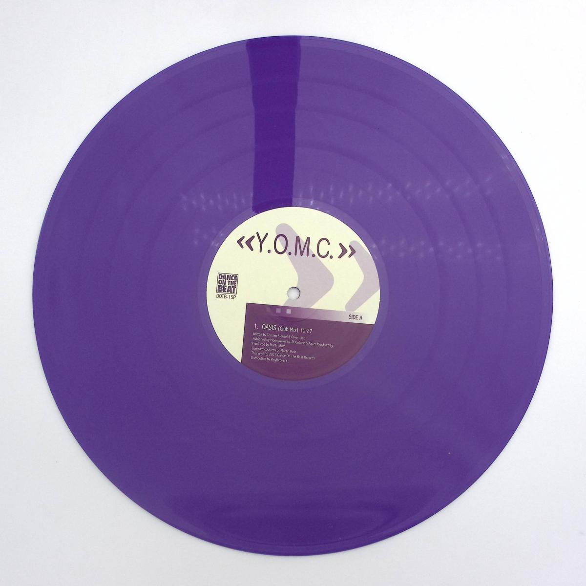 Y.O.M.C. - Oasis / Great Feelings (PURPLE VINYL 12" Dance On The Beat DOTB-15P) | NEW Mint (M) Mint (M) - TRANCE *NEW/COLOR*