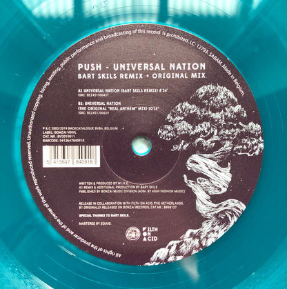 Universal Nation (Bart Skils Remix + Original Mix)(TRANSLUCENT BLUE VINYL) | Mint (M) Mint (M) - TRANCE *NEW/COLOR*