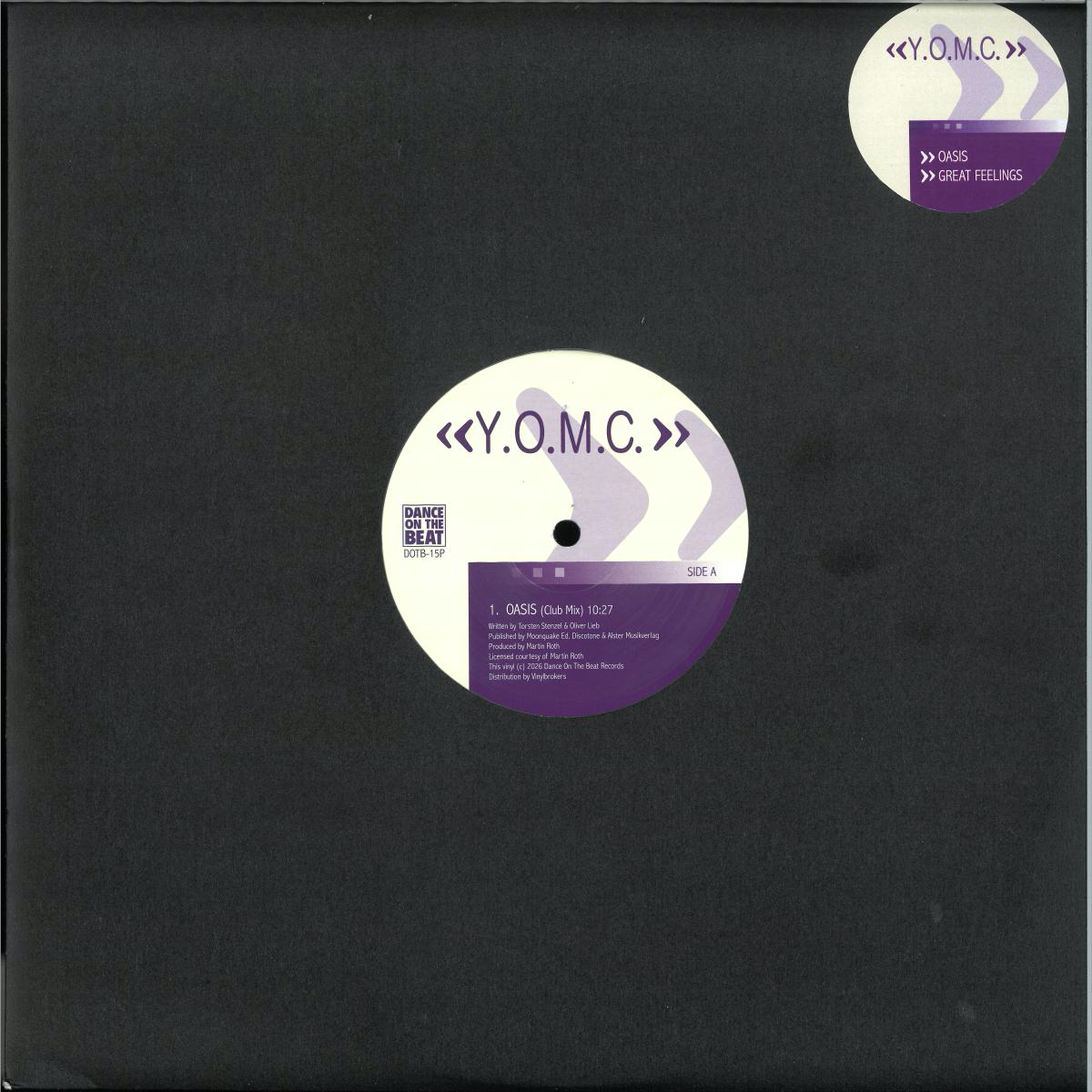 Y.O.M.C. - (PRESALE 5/19/26) Oasis / Great Feelings (PURPLE VINYL) | Mint (M) Mint (M) - TRANCE *NEW/COLOR*