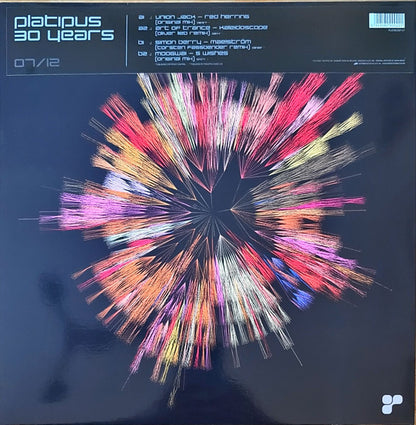 Platipus 30 Years 07/12 (VINYL 12") | Mint (M) Mint (M) - TRANCE *NEW*