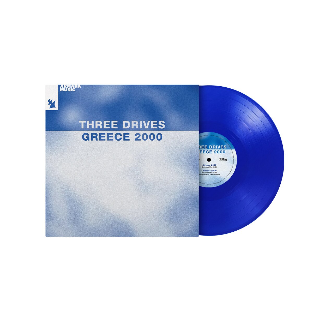 Three Drives On A Vinyl - (PRESALE 7/24/26) Greece 2000 (140G ORIGINAL 1997 + MAX STYLER BLUE 12" VINYL) | - TRANCE *NEW*